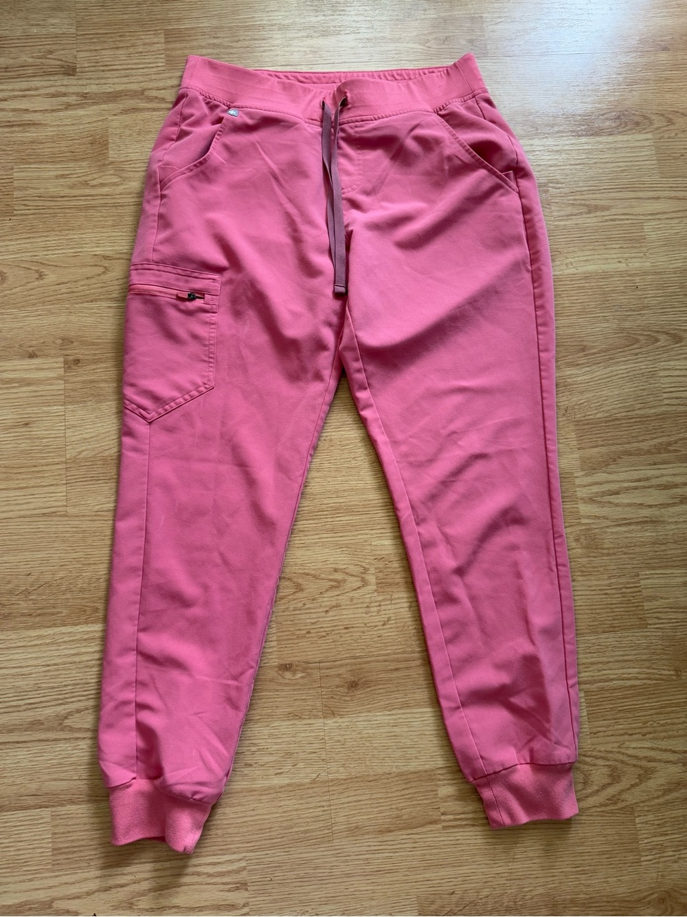 FIGS Chalk Pink Zamora Jogger Scrub Pants Women's M Technical Collection Limited
